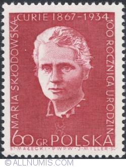 Image #1 of 60 groszy1967 - Maria Skłodowska-Curie 60