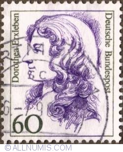 60 Pfennig Dorothea Erxleben 1987