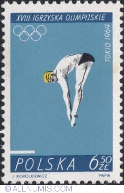 6,50 złotego1964 - Competitive diving
