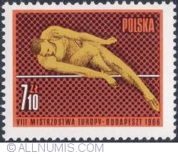 Image #1 of 7,10 złotego1966 - High jump.