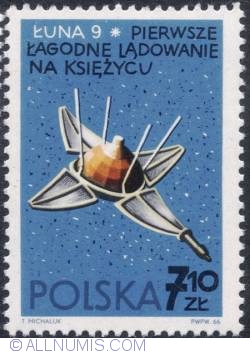 Image #1 of 7,10 złotego1966 -Luna 9 (USSR).