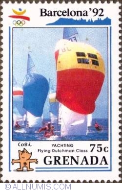 75¢ 1990 -  Yachting