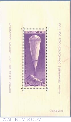 Image #1 of 75 Groszy (+1,25 Zloty) 1938 - Stratosphere Balloon