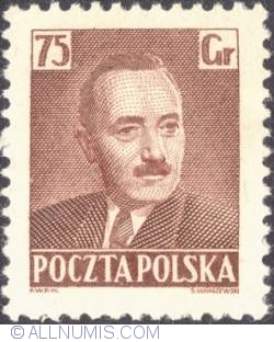 75 groszy 1950 -  Bolesław Bierut