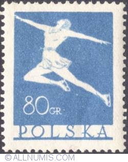 80 groszy 1953 - Ice dancer