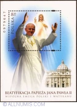8,30 zlotych  2011 Beatification of John Paul II