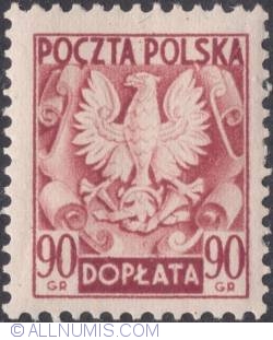 Image #1 of 90 groszy- Polish Eagle ( Without imprint )