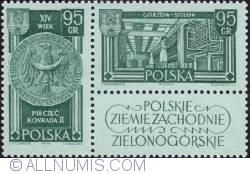 95; 95 groszy- Seal of Conrad II and Silesian eagle; Textile mill, Gorzów.