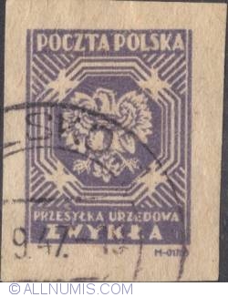 Image #2 of Zwykła (5 zł) - Eagle (redrawn) (imperf.)