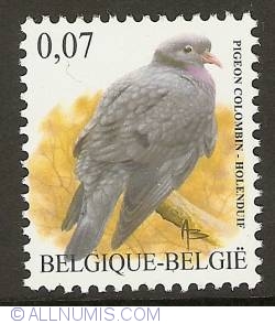 Image #1 of 0,07 Euro 2002 - Stock Dove or Stock Pigeon