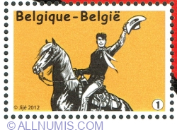 Image #1 of "1" 2012 - Belgia, Țara benzilor desenate: Jerry Springer