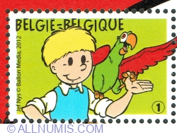 "1" 2012 - Belgia, Țara benzilor desenate: Jommeke - Gil - Jeremy