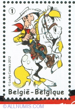 Image #1 of "1" 2012 - Belgia, Țara benzilor desenate: Norocosul Luke