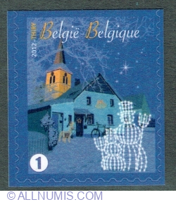 Image #1 of "1" 2012 - Crăciun și Anul Nou - Biserica Saint-Martin, Kessenich