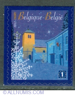 1 Europe 2012 - Crăciun și Anul Nou - Biserica Saint-Mard, Vieux-Virton