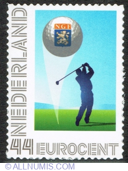 Image #1 of 44 Euro cent 2009 - NGF Netherlands Golf Federation