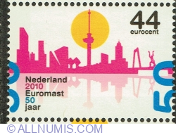 Image #1 of 44 Euro cent 2010 - 50 Years Euromast Rotterdam