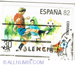 Image #1 of 30 Pesetas 1981 - Football World Cup Spain ´82