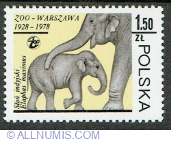 1.50 Zloty 1978 - Asian Elephant (Elephas maximus)