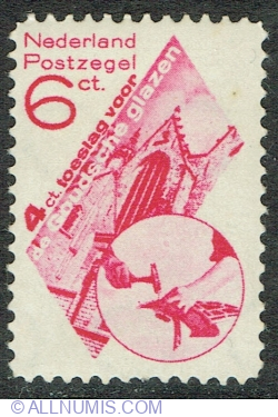 6 + 4 Cent 1931 - Goudse Glazen