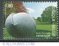 0.80 € 2008 - Musée sart Tilman - Sculpture of Emile Desmedt