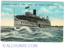 Montreal - Lachine Rapids with ship "Rapids King"
