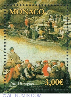 3 Euro 2012 - „Cabaret pe malurile râului” de Ioan Brueghel cel Tânăr
