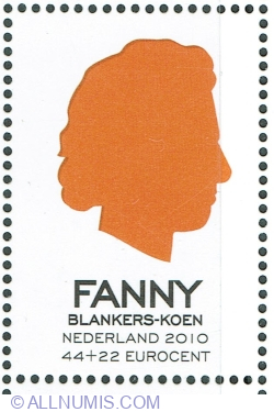 Image #1 of 44 + 22 Euro cent 2010 - Fanny Blankers-Koen