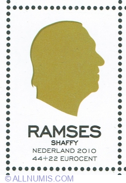 44 + 22 Euro cent 2010 - Ramses Shaffy