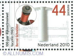 44 Euro cent 2010 - VacuVin, Bernd Schneider 1987