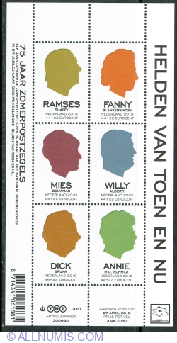 6 x (44+22) Euro cent 2010 - Summer Stamps