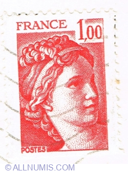 Image #1 of 1 Franc 1977 - Sabine