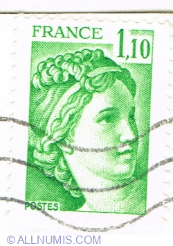 Image #1 of 1.10 Franc 1979 - Sabine