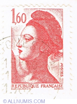 1.60 Francs 1982 - Liberté de Gandon