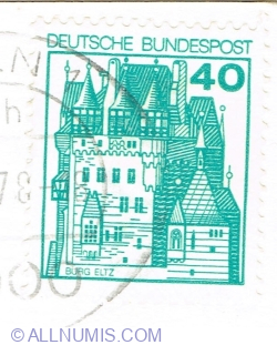 40 Pfennig 1977 - Eltz Castle