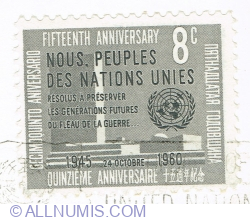 8 Cents 1960 - Nous, Peuples des Nations Unies