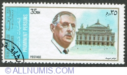 Image #1 of 35 Dirham 1972 - General de Gaulle and Paris Opera House