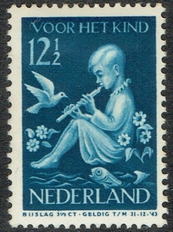 Image #1 of 12 1/2 + 3 1/2 Centi 1938 - Copil cu flaut