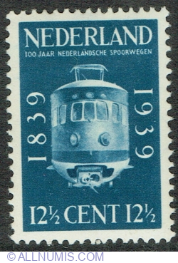 Image #1 of 12 1/2 Cents 1939 - Railways centenary