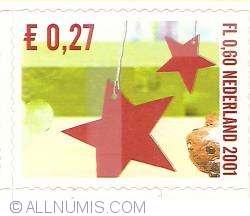 0,27 Euro - 0,60 Gulden 2001 - December Stamp