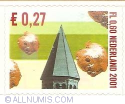 Image #1 of 0,27 Euro - 0,60 Gulden 2001 - December Stamp