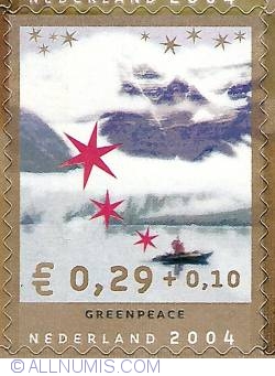 Image #1 of 0,29 + 0,10 Euro 2004 - December Stamp - Greenpeace