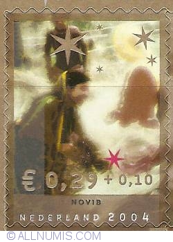 Image #1 of 0,29 + 0,10 Euro 2004 - December Stamp - Novib