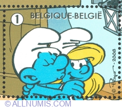 Image #1 of "1" 2008 - The Smurfs - The Kiss
