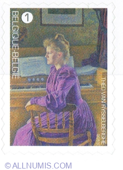 "1" 2013 - Marie Sethé on the Harmonium, Théo van Rysselberghe (1891)