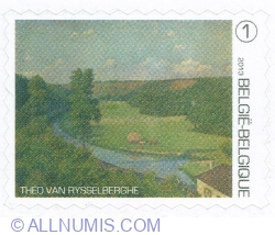 "1" 2013 - The Valley of the River Sambre, Théo van Rysselberghe (1890)
