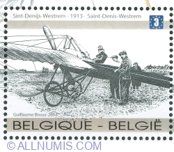 Image #1 of 3 Europe 2013 - First Airmail Flight: departure of pilot Henri Crombez at Sint-Denijs-Westrem