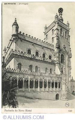 Image #1 of Bussaco - Fachada do Novo Hotel (1920)