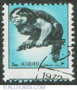 Image #1 of 3 Dirham 1972 - Monkey