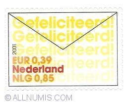 0,39 Euro - 0,85 Gulden 2001